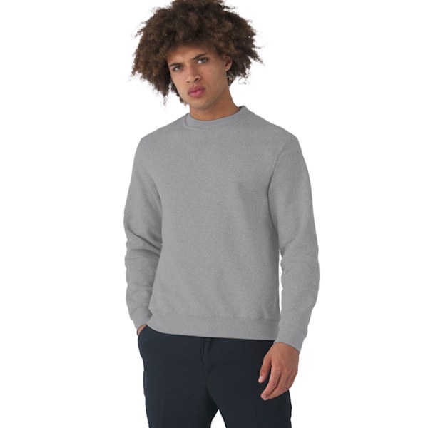 B&C Herrtröja S Heather Grey Heather Grey S