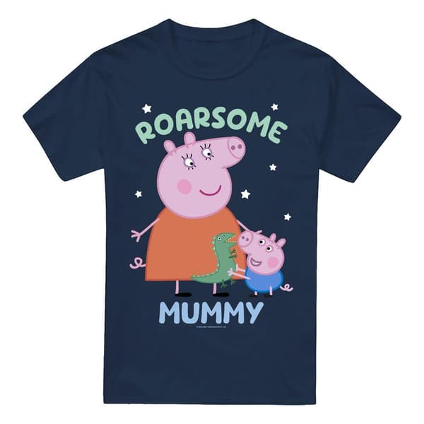 Greta Gris Herr Roarsome Mamma T-shirt M Marinblå Navy M