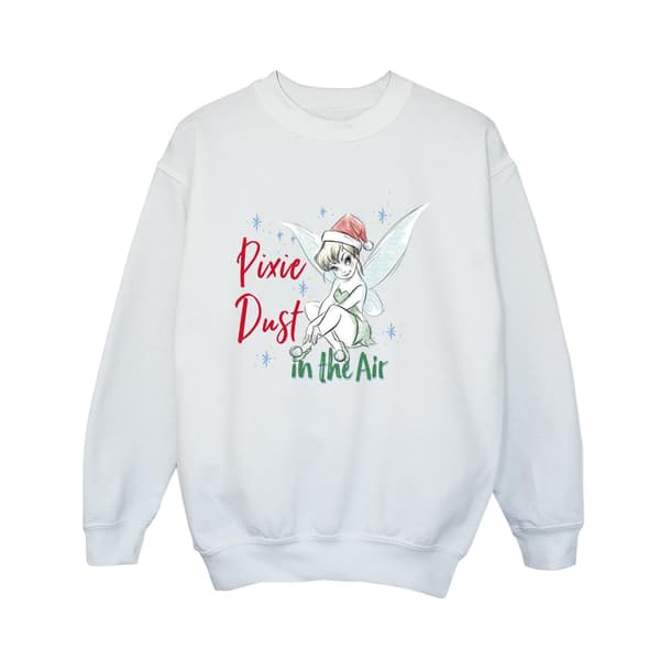 Disney Pojkar Tingeling Pixie Dust Tröja 9-11 År Vit White 9-11 Years