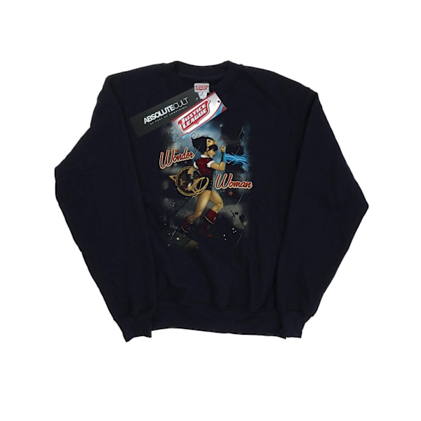 DC Comics Dam/Kvinnor Wonder Woman Bombshell Cover Sweatshirt Black L
