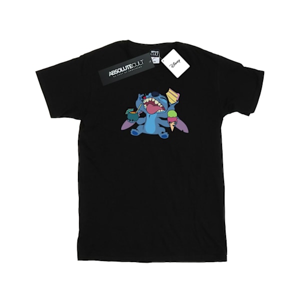 Disney Girls Lilo And Sitch Munchies Bomull T-shirt 5-6 År B Black 5-6 Years