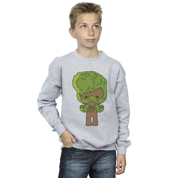 Marvel Pojkar I Am Groot Chibi Flex Tröja 7-8 År Sportgrå Sports Grey 7-8 Years