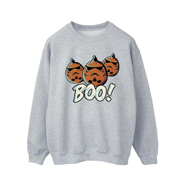 Star Wars Herr Boo! Stormtrooper Pumpa Sweatshirt M Sportgrå Sports Grey M