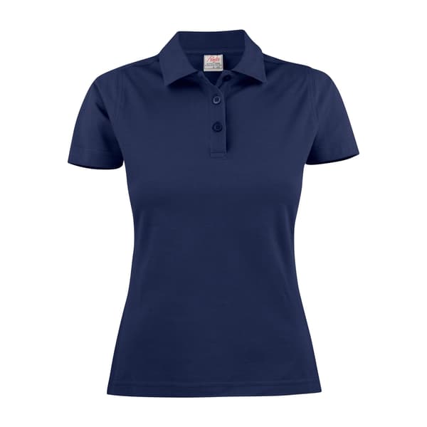 Printer Dam/Dam Surf Ljusmelerad Pikétröja M Mörkblå Dark Navy M