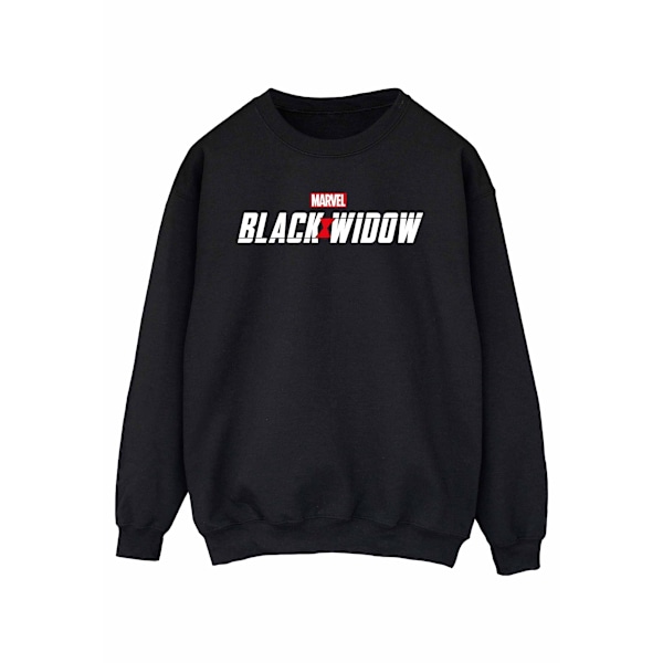 Marvel Herr Svart Änka Filmlogotyp Sweatshirt M Svart Black M