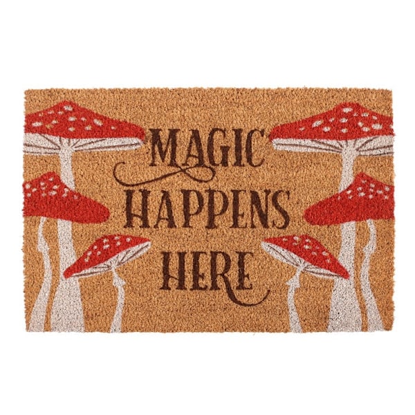Something Different Magic Happens Here Svampdörrmatta En Storlek Natural/Brown One Size