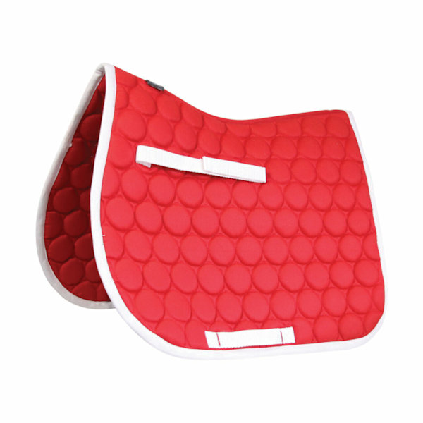 Hy Julhäst Sadelfilt Cob/Full Röd/Vit Red/White Cob/Full