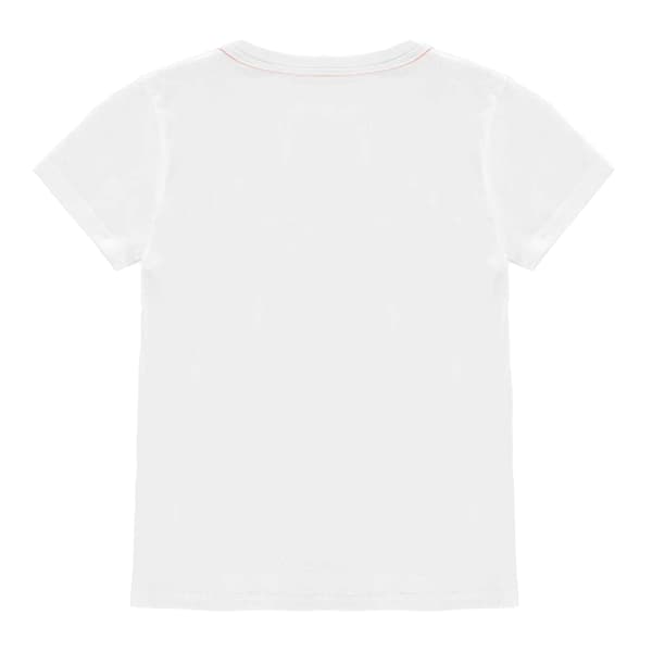 Guess T-shirt i bomull med logotyp för barn 8 år vit White 8 Years
