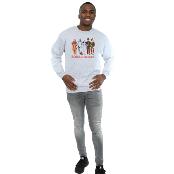 The Wizard Of Oz Mens Squad Goals Sweatshirt S Sports Grey Sports Grey S