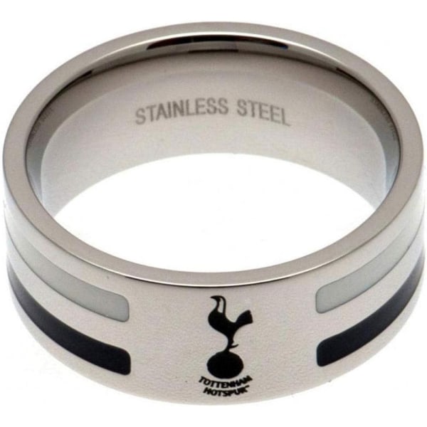 Tottenham Hotspur FC Rostfritt stål Stripe Ring M Silver/Blå/ Silver/Blue/White M