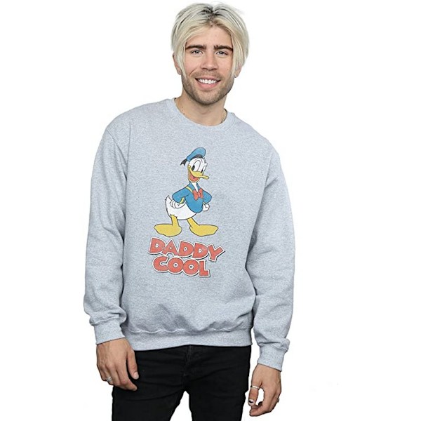 Disney Herr Daddy Cool Donald Duck Sweatshirt XL Sports Grey Sports Grey XL