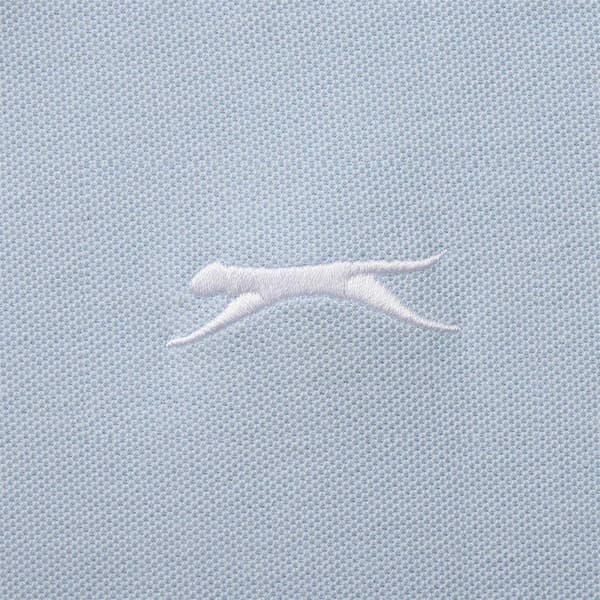 Slazenger Herr Kontrastrandig Pikétröja M Ljusblå Light Blue M