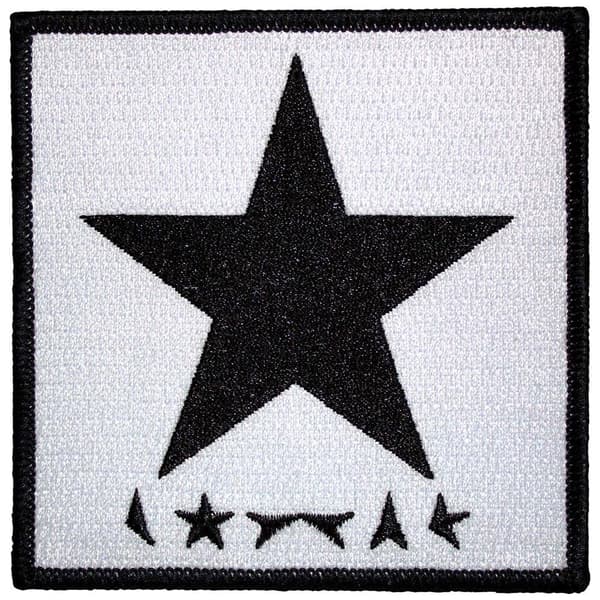 David Bowie Blackstar Strykmärke One Size Vit/Svart White/Black One Size