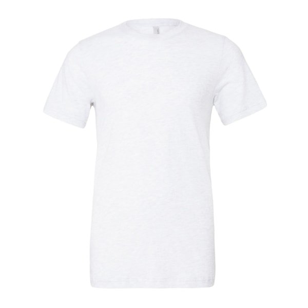 Canvas Triblend T-shirt med rund hals / kortärmad herr T-shirt M Solid White Triblend M