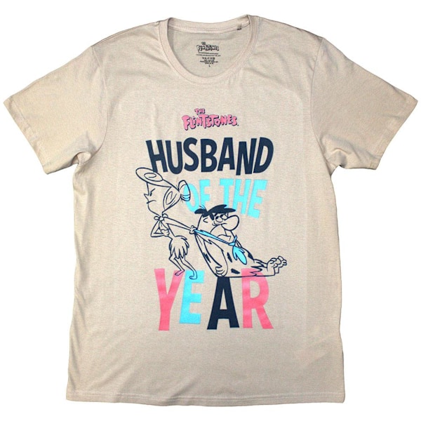 The Flintstones Unisex Vuxen Årets Make T-Shirt L Sand Sand L