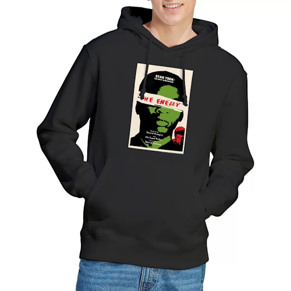 Star Trek Herr The Next Generation Säsong 3 Avsnitt 7 Hoodie S Black S