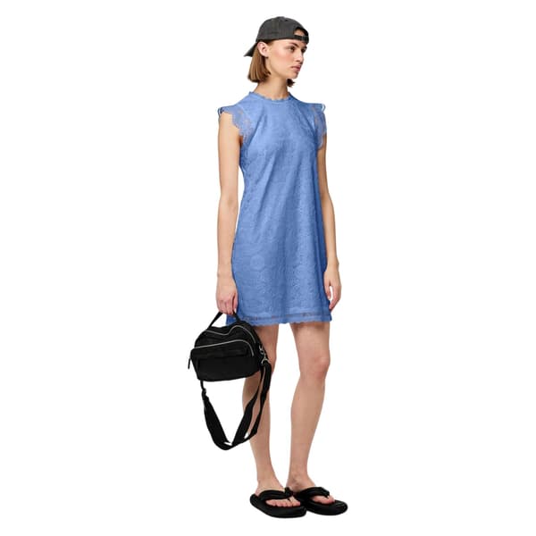 Pieces Dam/Dam Olline Spets Casual Miniklänning 16 UK Hydrangea Hydrangea 16 UK