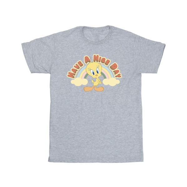 Looney Tunes Boys Have A Nice Day T-Shirt 7-8 år Sports Grey Sports Grey 7-8 Years