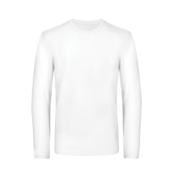 B&C Herr #E190 Långärmad T-shirt XL Vit White XL