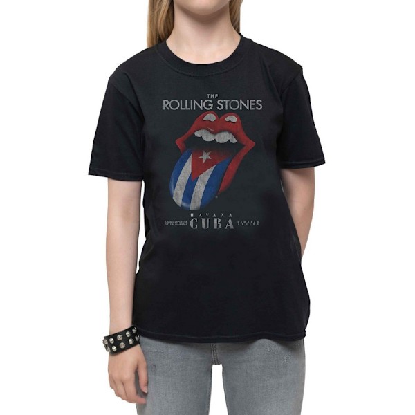 The Rolling Stones Barn/Barn Havana Cuba T-shirt 5-6 år Black 5-6 Years