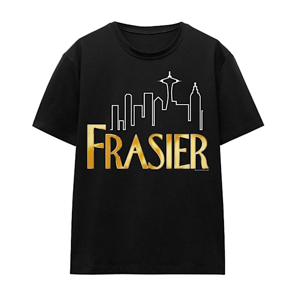 Frasier Unisex Vuxen Logo T-Shirt L Svart Black L