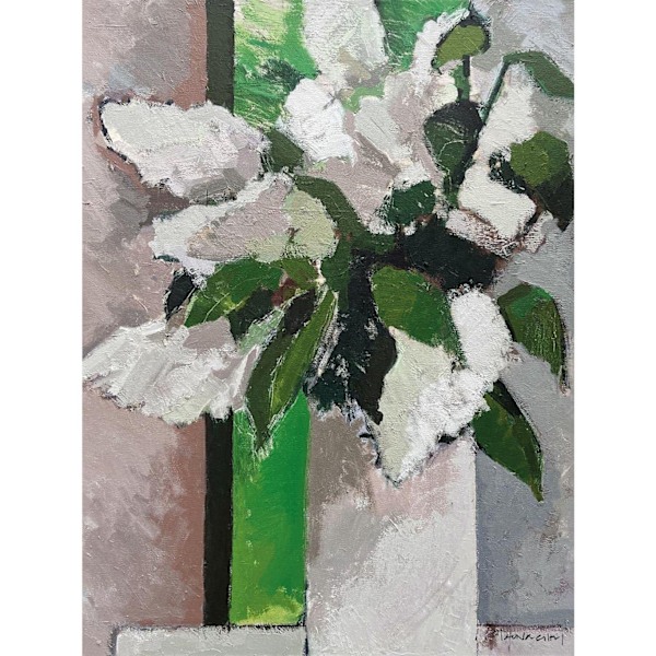 Paul Donaghy White Lilac Canvas Print 40cm x 30cm Vit/Lila White/Lilac 40cm x 30cm