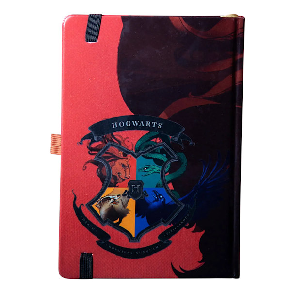 Harry Potter Intricate Houses Gryffindor A5 Notebook One Size R Red/Brown One Size