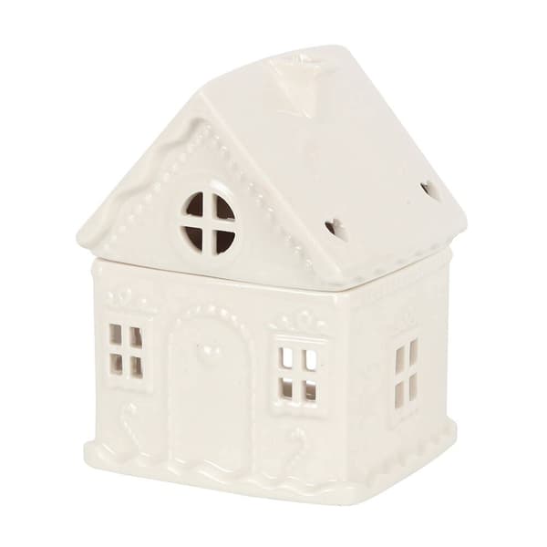 Something Different Pepparkakshus Oljelampa En Storlek Vit White One Size