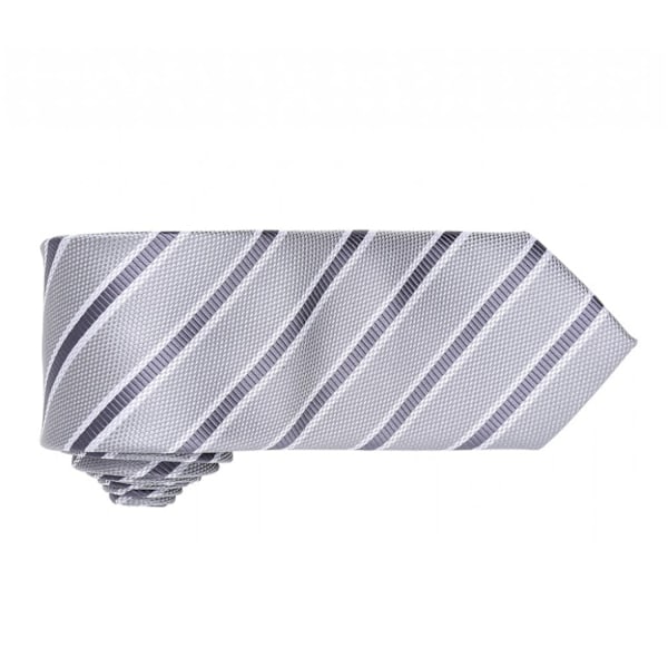 Premier Herr Waffle Stripe Formell Business Slips (2-pack) En Silver/Dark Grey One Size