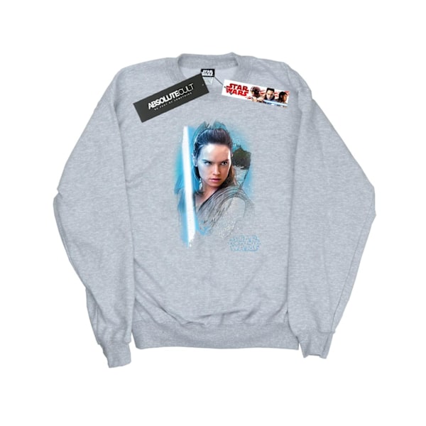 Star Wars Mens The Last Jedi Rey Borstad Sweatshirt M Sports Grå Sports Grey M