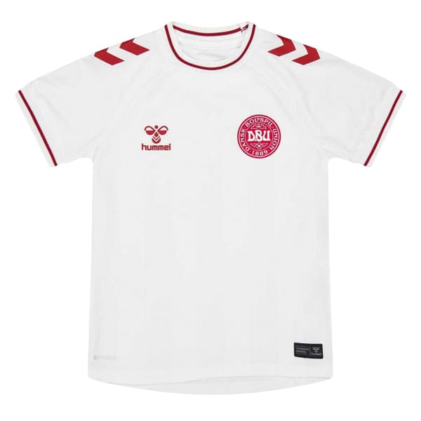 Hummel Barn/Kids 2025 Danmark Bortatröja 11-12 År Vit White 11-12 Years