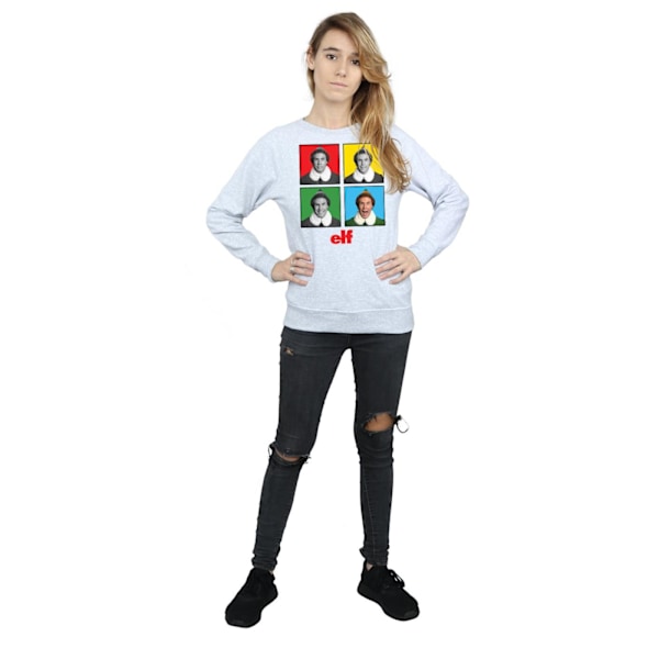 Elf Dam/Kvinnor Fyra Ansikten Sweatshirt M Sports Grey Sports Grey M