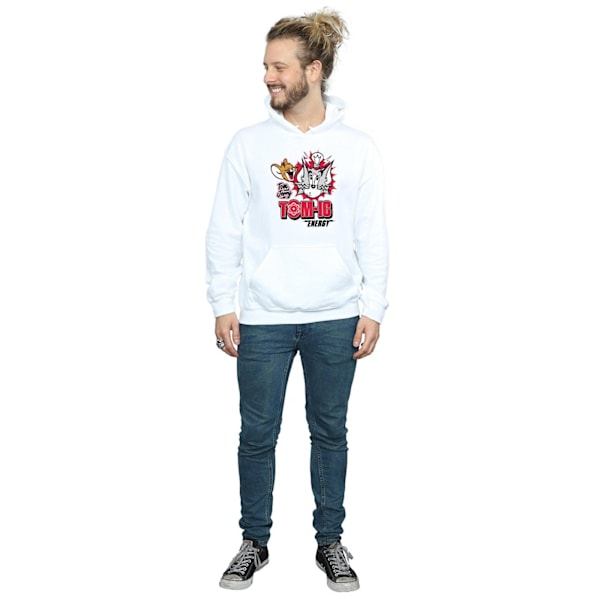 Tom And Jerry Tomic Energy Hoodie L Vit White L