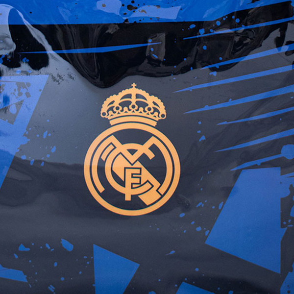 Real Madrid CF Fragment Lunchväska 23cm x 20cm x 8cm Guld/Blå/R Gold/Blue/Red 23cm x 20cm x 8cm
