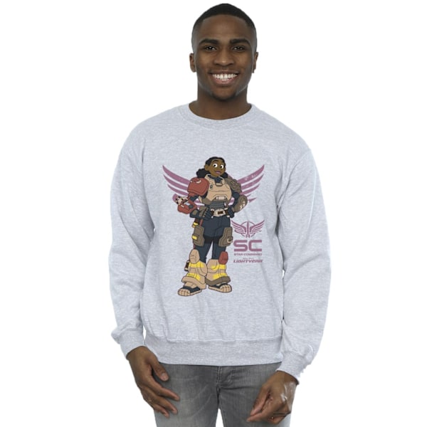 Disney Mens Lightyear Izzy Star Command Sweatshirt XXL Sports G Sports Grey XXL