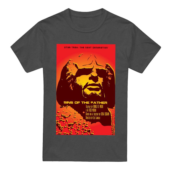 Star Trek Unisex Vuxen The Next Generation Säsong 3 Avsnitt 17 Charcoal 3XL