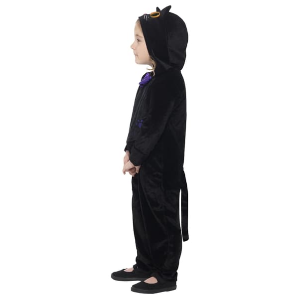 Smiffys barndräkt katt 3-4 år svart Black 3-4 Years