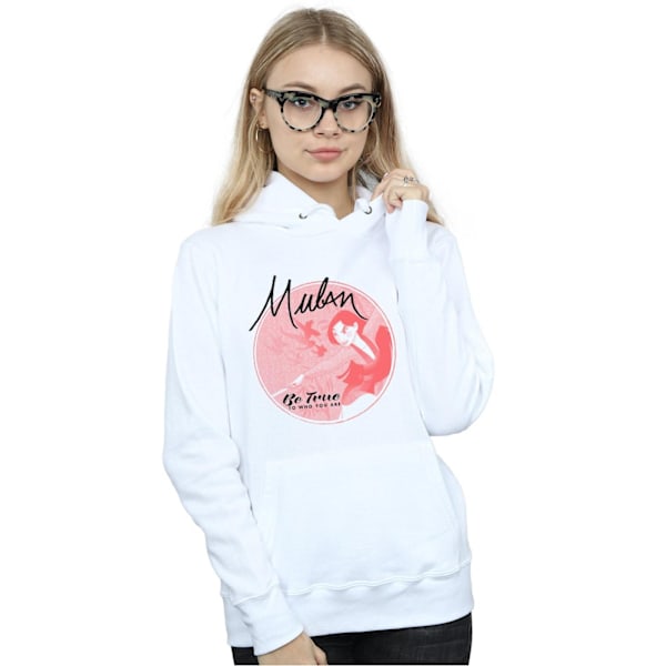 Disney Dam/Kvinnor Mulan Be True Hoodie XXL Vit White XXL