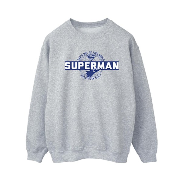 DC Comics Dam/Kvinnor Superman Out Of This World Sweatshirt L Sports Grey L