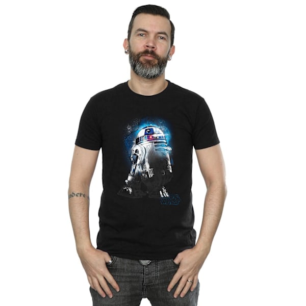 Star Wars: The Last Jedi Herr R2-D2 Borstad Bomull T-shirt M Svart Black M