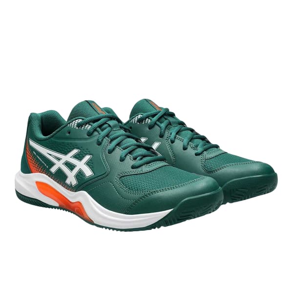 Asics Herr Dedicate 9 Lädersneakers 7 UK Grön Green 7 UK