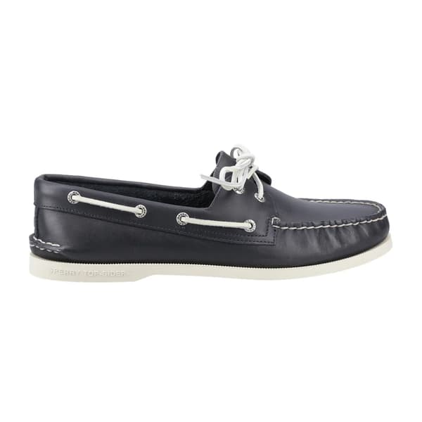 Sperry Herr Autentiska Båtskor i Fullnarvsläder med 2 Öljetter 8. Navy 8.5 UK