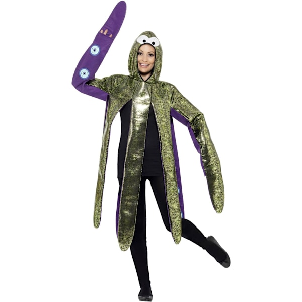 Smiffys Unisex Vuxen Bläckfisk Skumdräkt One Size Lila/Grön Purple/Green One Size