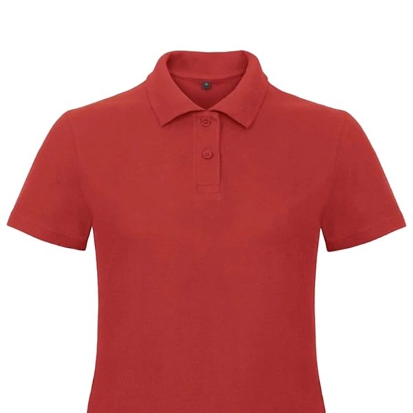 B&C Dam/Damer ID.001 Piqué Poloskjorta M Röd Red M