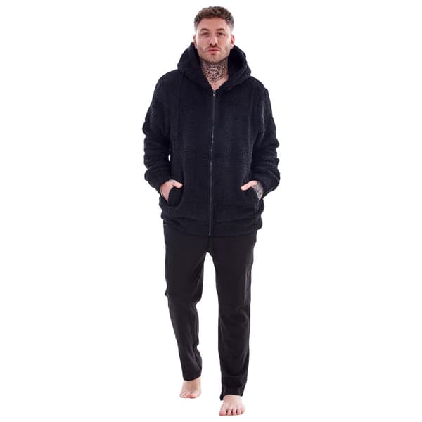 Keanu Herr Sherpa Pull Over Hoodie S Svart Black S