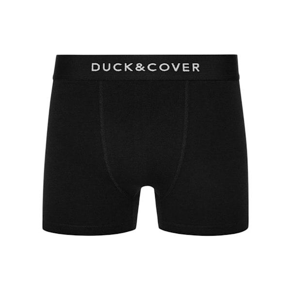 Duck and Cover Sagnet Boxerkalsonger för män (3-pack) L Svart Black L