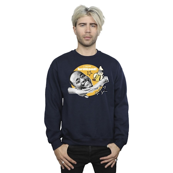 Netflix Mens Sex Education Eric Brilliant Sweatshirt S Marinblå Navy Blue S