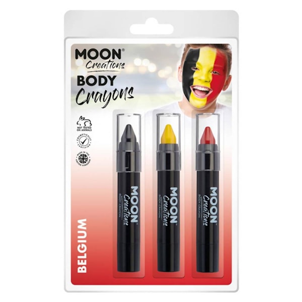Moon Creations Logo Kroppskritor One Size Svart/Gul/Röd Black/Yellow/Red One Size