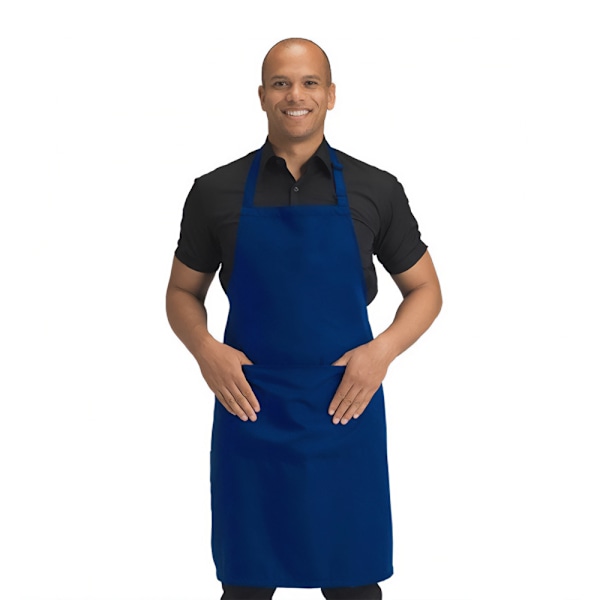 Dennys ficka haklapp full förkläde en storlek Royal Blue Royal Blue One Size