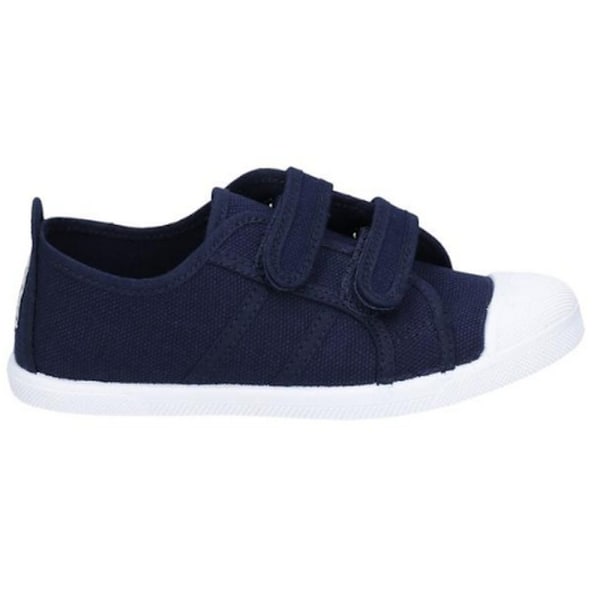 Flossy Sasha flickor junior touch fästsko 2 UK marinblå Navy 2 UK